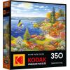 RoseArt – Kodak Premium 350 Piece Puzzle – Lakeshore Living, Serene Waterfront View Jigsaw Puzzle for Adults, 24″ x 18″ Finished Size
