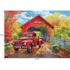 RoseArt – Kodak Premium Cork – Coffee – 1000 Piece Jigsaw Puzzle for Adults(Old Creek Bridge)