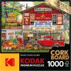 RoseArt – Kodak Premium Cork – Kittens by The Fireplace – 1000 Piece Jigsaw Puzzle for Adults(Open for Business)