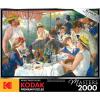 RoseArt – Kodak Premium Masters – American Gothic by Grant Wood – 2000 Piece Jigsaw Puzzle for Adults(Luncheon of The Boat Party by Pierre-Auguste Renoir)