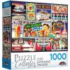 RoseArt – Puzzle Collector – 50’s Retro Collage – 1000 Piece Jigsaw Puzzle for Adults