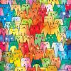 RoseArt – Rose – Love Wins – 1000 Piece Jigsaw Puzzle for Adults(Cute Colorful Cats)