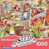 RoseArt – Smithsonian Archives Collection – Fruit Crate Labels – 1000 Piece Jigsaw Puzzle for Adults(Vintage Seed Packets)