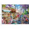 RoseArt Kodak Premium City Street Fair Jigsaw Puzzle, 1000 Pieces, Vibrant Vendors Artwork – Made in USA