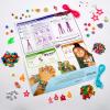 XOMG POP! A-Z Pop Star Fashion Jewelry Making Kit – Make Unique Bracelets, Necklaces, Earrings and More, Comes with Letter Beads, Charms, and So Much More, Great for Ages 8 and Up