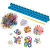 XOMG POP! CRA-Z-Loom Rubber Band Bracelet Maker Kit with Neon Bands, Beads, Charms and Loom, Gift for Ages 8 and Up