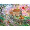 RoseArt – Abraham Hunter – Church by The River – 500 Piece Puzzle for Adults(English Famlife)