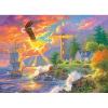 RoseArt – Abraham Hunter – Guided Way Home – 1000 Piece Jigsaw Puzzle for Adults(Guided Way Home)