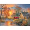 RoseArt – Abraham Hunter – Pumpkin Patch Bunnies – 500 Piece Jigsaw Puzzle for Adults(Autum Mist)