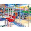 RoseArt – California Dreams – Diner Hangout – 1000 Piece Jigsaw Puzzle for Adults(Diner Hangout)