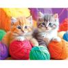 RoseArt – Kodak Premium – Golden Puppy Pals – 100 Piece Jigsaw Puzzle for Adults(Fuzzy Yarn Balls)