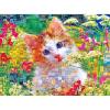 RoseArt – Kodak Premium Mosaics – American Pickup Truck – 750 Piece Jigsaw Puzzle for Adults(Cute Kittens In The Flowers)