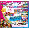 XOMG POP! CRA-Z-Loom Rubber Band Bracelet Maker Kit with Neon Bands, Beads, Charms and Loom, Gift for Ages 8 and Up