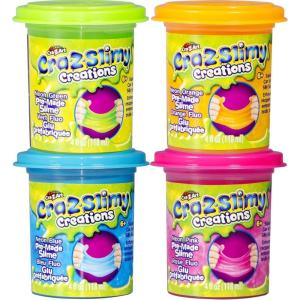 Cra-Z-Art Cra-Z-Slimy Premade Single Cans Slime, 4 Oz (1) Can, Random Color