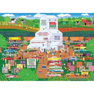 RoseArt – Home Country – County Corner Farmer’s Market 1000 Piece Jigsaw Puzzle for Adults(County Corner Farmer’s Market)