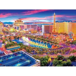 RoseArt – Kodak Premium – Birds and Blooms – 550 Piece Jigsaw Puzzle for Adults(Las Vegas Strip)