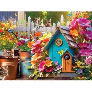 RoseArt – Kodak Premium – Knitting Kitten – 350 Piece Jigsaw Puzzle for Adults(Kodak Premium)