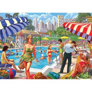 RoseArt – Kodak Premium 1000 Piece Jigsaw Puzzle for Adults(Club Pool)