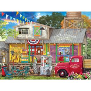 RoseArt – Kodak Premium 350 Piece Puzzle – All Good Antiques, Vintage Americana Jigsaw Puzzle for Adults, 24″ x 18″ Finished Size