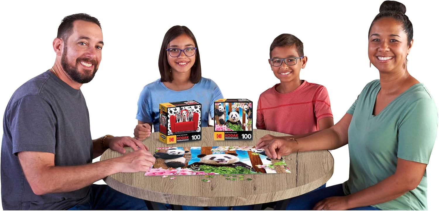 image:imageRoseArt Kodak Premium Lots of Spots 100 Piece Jigsaw Puzzle for AdultsPanda Playtime