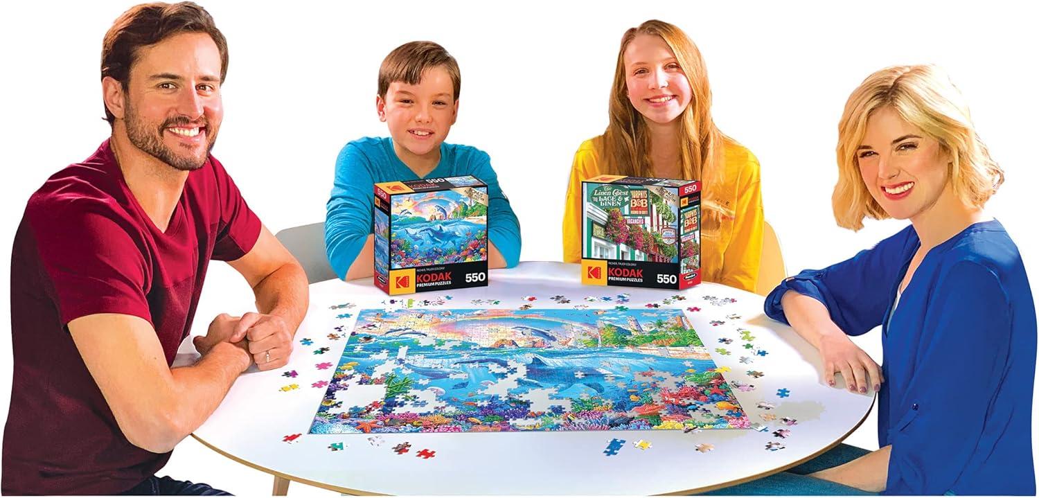 image:imageRoseArt Kodak Premium Love Coffee 550 Piece Jigsaw Puzzle for AdultsDolphin Paradise