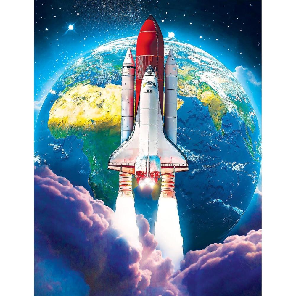 image:imageRoseArt  Kodak Premium  Lots of Spots  100 Piece Jigsaw Puzzle for AdultsSpace Shuttle Launch