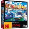 RoseArt – Kodak Premium – Colorful Procida Island and Boats, Italy – 550 Piece Jigsaw Puzzle for Adults