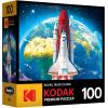 RoseArt – Kodak Premium – Lots of Spots – 100 Piece Jigsaw Puzzle for Adults(Space Shuttle Launch)