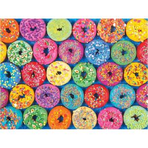 RoseArt – Kodak Premium – Love Coffee – 550 Piece Jigsaw Puzzle for Adults(Lots of Sprinkles Donuts)