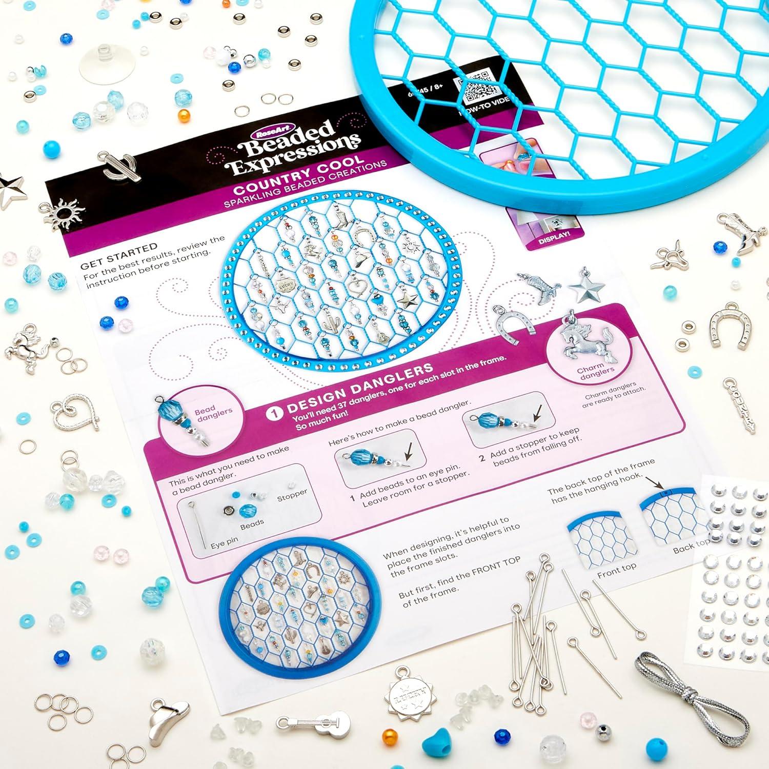 image:imageRoseArt Beaded Expressions Heart DIY Beaded Sun Catcher Craft Kit Valentines Day DIY Bead Art for Kids Design Bead amp Display Hanging Heart Frame JewelryInspired Window Decor Ages 8Country Cool