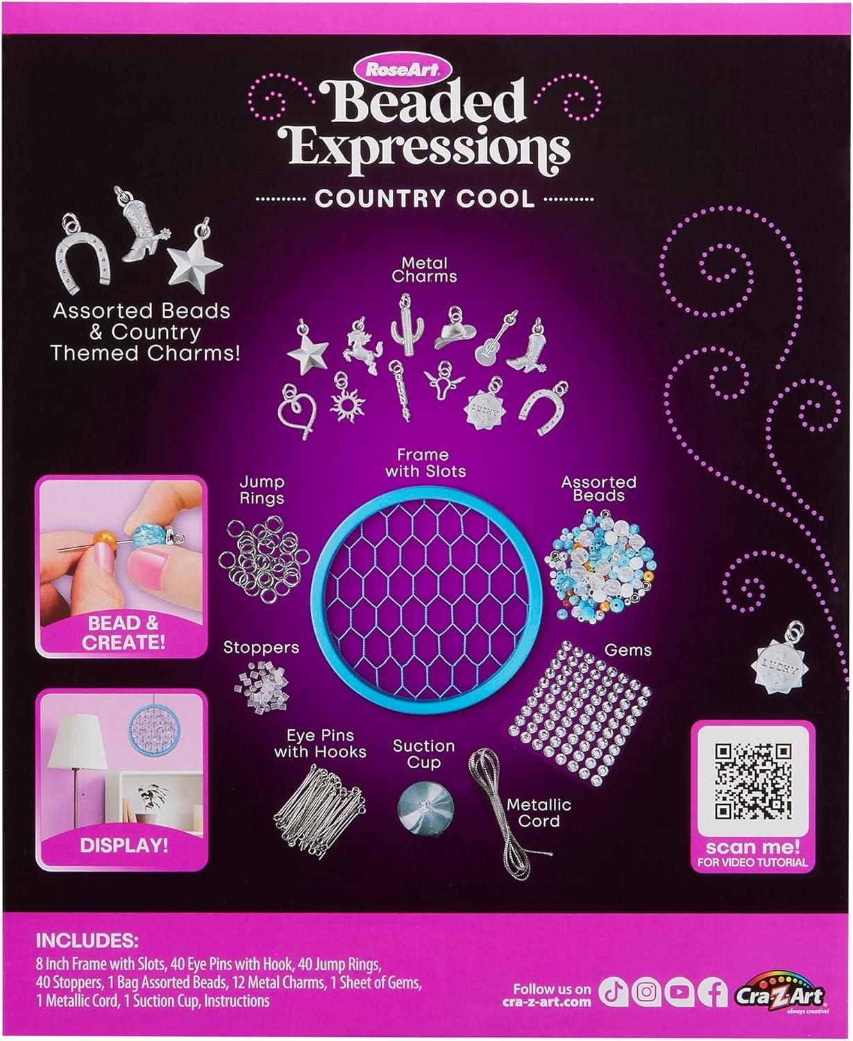 image:imageRoseArt Beaded Expressions Heart DIY Beaded Sun Catcher Craft Kit Valentines Day DIY Bead Art for Kids Design Bead amp Display Hanging Heart Frame JewelryInspired Window Decor Ages 8Country Cool