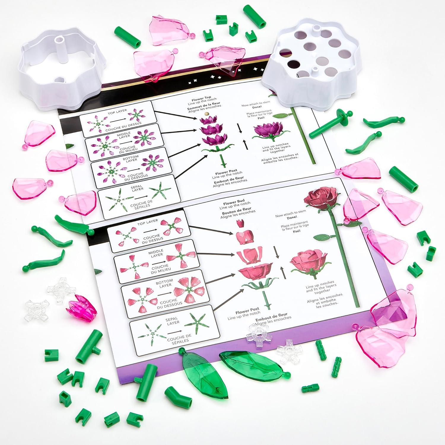 image:imageRoseArt Crystal Gem Creations Beautiful Jewel Bouquet Kit 275 Pieces Great for Adults Tweens and Children Ages 8