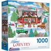 RoseArt – Home Country- Albuquerque Express – 1000 Piece Jigsaw Puzzle for Adults(Warming House)