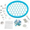 RoseArt Beaded Expressions Heart DIY Beaded Sun Catcher Craft Kit – Valentine’s Day DIY Bead Art for Kids – Design, Bead & Display Hanging Heart Frame – Jewelry-Inspired Window Decor, Ages 8+(Country Cool)