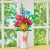 RoseArt Crystal Gem Creations Beautiful Jewel Bouquet Kit, 275 Pieces, Great for Adults, Tweens and Children Ages 8+