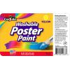Cra-Z-Art Washable Kids Paint Yellow, 16oz, 1 Bottle, Non-Toxic, Art Painting Supplies for Toddlers, Finger Painting Supplies for Kids, Hand Painting DIY Crafts