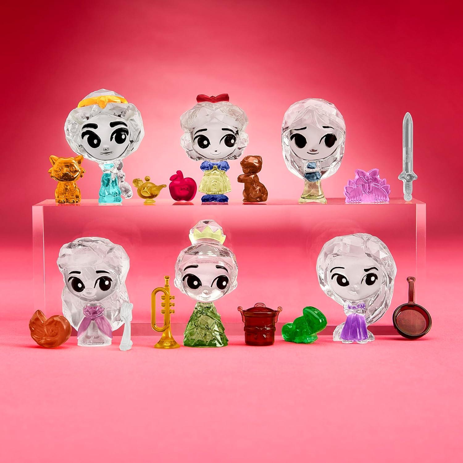 image:imageDisney Crystal Surprise 16 Pack Bundle Series 2 Surprise Blind Mini Figures with Accessories amp Activity Compound Perfect for Party Favors amp Mystery Unboxing FunSeries 2 16 Pack