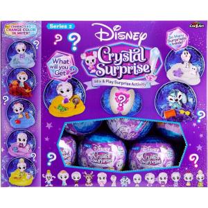 Disney Crystal Surprise 16 Pack Bundle: Series 2 Surprise Blind Mini Figures with Accessories & Activity Compound, Perfect for Party Favors & Mystery Unboxing Fun(Series 2 (16 Pack))