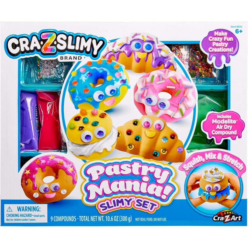 image:imageCRAZSlimy DIY Slime Kit for Girls Sparkle Fantasy Theme with Unicorns Mermaids amp More Scented Butter amp Glitter Slimes Arts amp Crafts Gift for Kids 6Pastry Mania