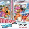 RoseArt – Back to The Past – Diner Double Date 1000 Piece Jigsaw Puzzle – Vintage Retro Diner Puzzle for Adults – Finished Size 26.625 x 19.25 Made in USA