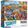 RoseArt – Back to the Past – Gardening with Mom 1000 Piece Jigsaw Puzzle – Vintage Retro Garden Scene Puzzle for Adults – Finished Size 26.625 x 19.25 Made in USA(Tailgating Fun)