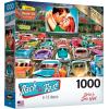 RoseArt – Back to the Past – Gardening with Mom 1000 Piece Jigsaw Puzzle – Vintage Retro Garden Scene Puzzle for Adults – Finished Size 26.625 x 19.25 Made in USA(Drive-In Date Night)