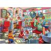 RoseArt – Back to the Past – Gardening with Mom 1000 Piece Jigsaw Puzzle – Vintage Retro Garden Scene Puzzle for Adults – Finished Size 26.625 x 19.25 Made in USA(Hairdresser Beaury Parlor)
