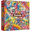 RoseArt – Snack Assortment – Tootsie Mega Mix 500 Piece Jigsaw Puzzle for Adults, Candy Collage Design – Finished Size 24 x 18 – Made in USA