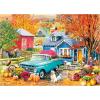 RoseArt – Soft Touch – Autumn Hill Cottage – 1000 Piece Jigsaw Puzzle, Autumn Country Scene Puzzle for Adults – Made in USA(Autumn Hill Cottage)