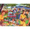 RoseArt – Back to the Past – Gardening with Mom 1000 Piece Jigsaw Puzzle – Vintage Retro Garden Scene Puzzle for Adults – Finished Size 26.625 x 19.25 Made in USA(Backyard BBQ)
