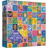 RoseArt – Soft Touch – Summer Quilt 1000 Piece Jigsaw Puzzle for Adults, Colorful Modern Design Finished Size 26.625 x 19.25 Made in USA
