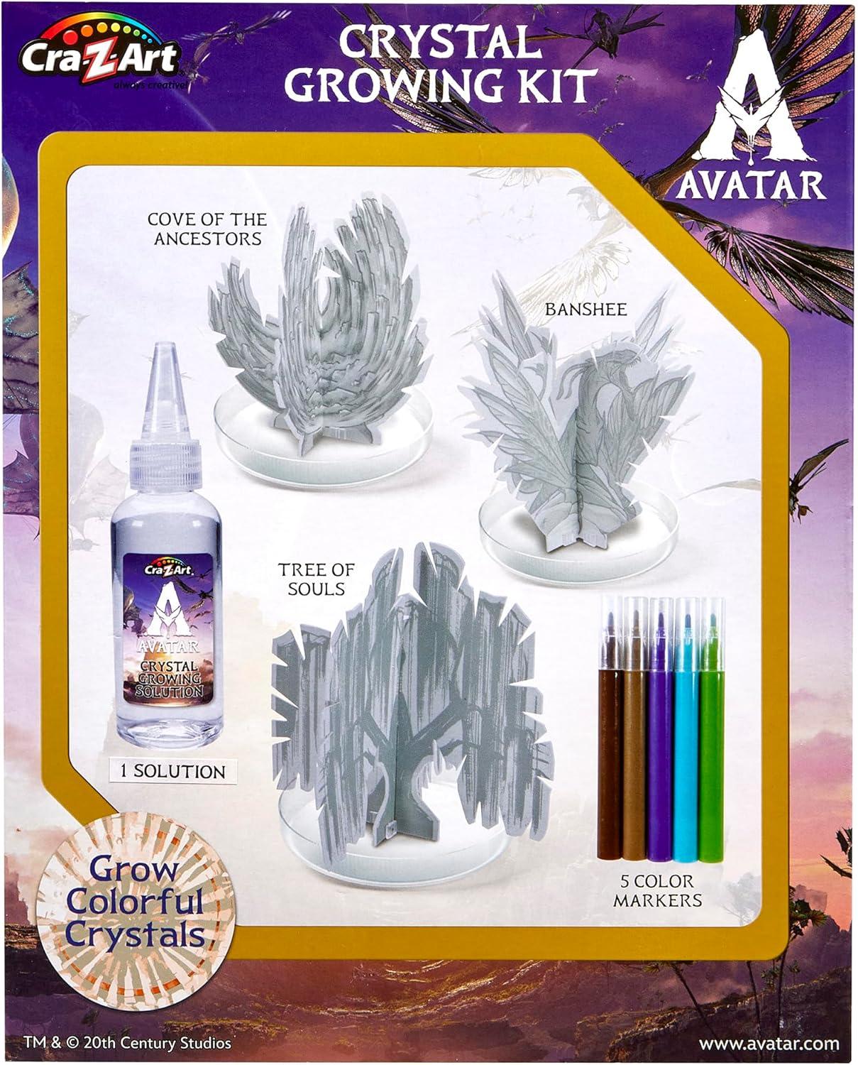 image:imageAvatar Crystal Growing Kit for Kids  Grow Your Own Crystal Tree Banshee amp Cove of Ancestors  Includes Growing Solution amp 5 Color Markers  AvatarInspired STEAM Science Craft Kit
