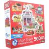 RoseArt – Mini-Shaped – Main Street – 500 Piece Jigsaw Puzzle for Adults(Main Street)