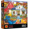RoseArt – Kodak Premium – The Daily Grind Coffee Shop 350 Piece Jigsaw Puzzle – Cozy Autumn Coffee Shop Scene – Adult Puzzle – Finished Size Approx. 18″ x 24″, Made in USA(Junior’s Farmer Market)
